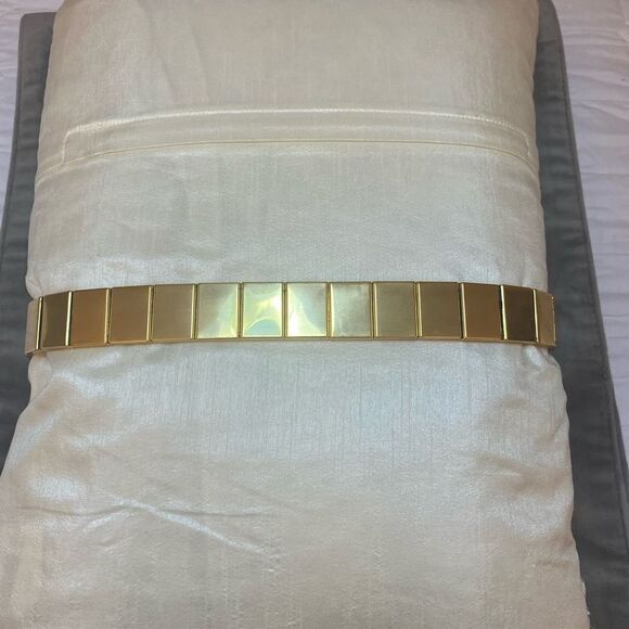 Nanni genuine alligator skin/ solid brass belt, L 34,5 inch - Picture 4 of 8